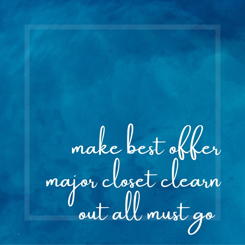 Make best offers moving sale all must go!